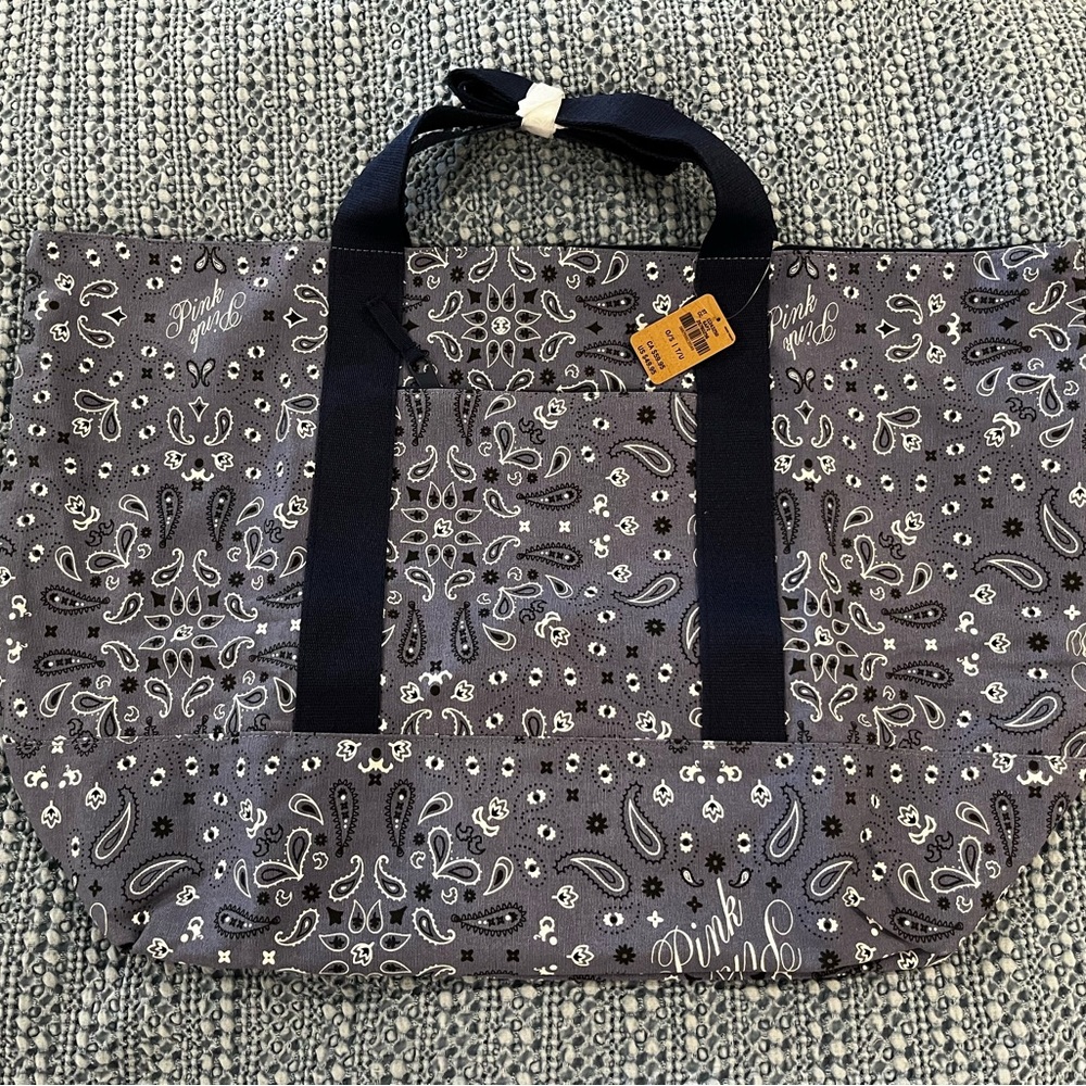 Victoria secret Pink reversible canvas tote bag